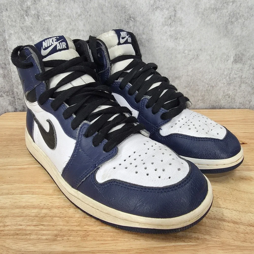 Jordan 1 Retro High OG Sneakers Men 7.5 Obsidian University Blue Navy DZ5485-401